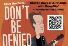 Mark the date: Feb. 24 Zumix Fundraiser with Steve Snyder and Friends with Benefits