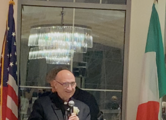 Salesian Boys & Girls Club’s Fr. Bill Bucciferro presented with an “I Migliori” award from the Pirandello Lyceum