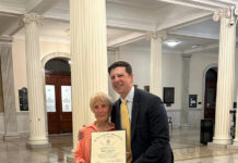 Rep. Adrian C. Madaro honors Helen Antenucci as a Commonwealth Heroine Madaro - Antenucci