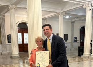 Rep. Adrian C. Madaro honors Helen Antenucci as a Commonwealth Heroine Madaro - Antenucci
