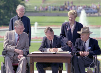 Celebrating the 34th Anniversary of the Americans with Disabilities Act President George H.W. Bush