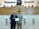 Teamsters Local 25 awards college scholarship to Teagen Scarpa of East Boston