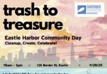 Surfrider’s “Trash to Treasure” Eastie Harbor Community Day
