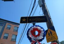 City dedicates Hero Square at the corner London and Decatur to John A. Scannapieco