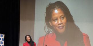 Senator Edwards offers an update of her work as chair of the Senate Judiciary Committee East Boston