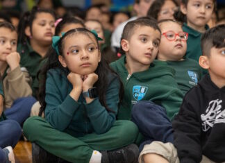 Guild School hosts Scholastic’s United States of Readers East Boston Learning