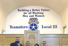 Teamsters Local 25 awards college scholarship to Annie Cruz of East Boston East Boston Teamsters