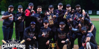 At Memorial Stadium, Boston Havoc capture third straight BBA 28+ Division Championship East Boston