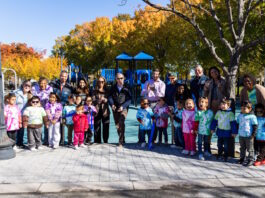 Massport celebrates renovated Bremen Street Park Playground East Boston