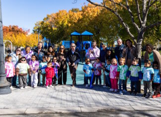 Massport celebrates renovated Bremen Street Park Playground East Boston